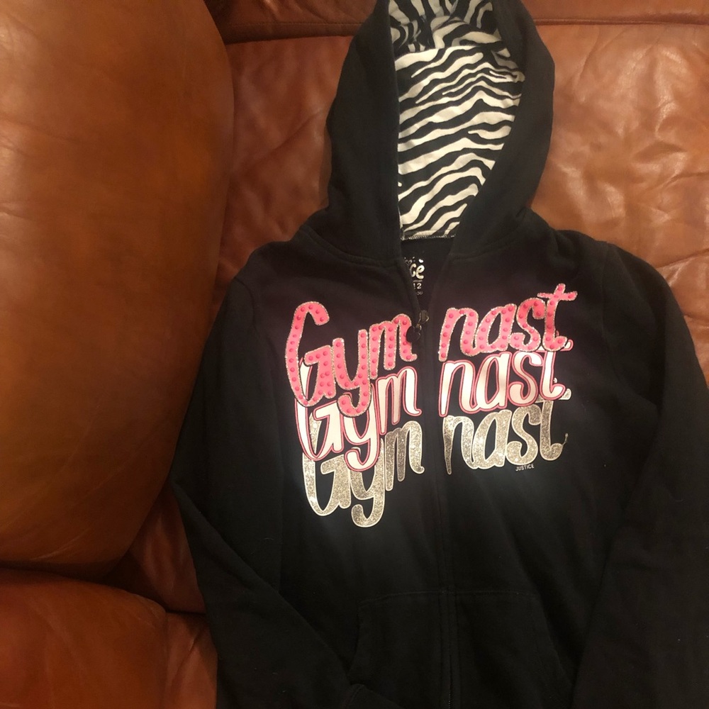 Justice hoodie, size 12.